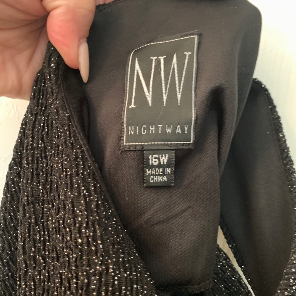 Black with sparkle formal dress